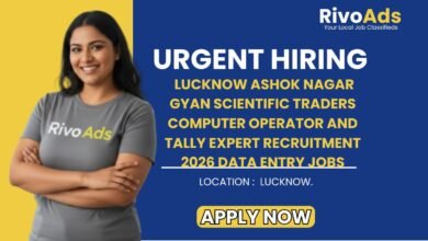 Lucknow Ashok Nagar Gyan Scientific Traders Computer Operator and Tally Expert Recruitment 2026 Data Entry Jobs