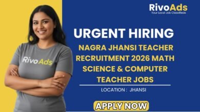 Nagra Jhansi Teacher Recruitment 2026 Math Science & Computer Teacher Jobs
