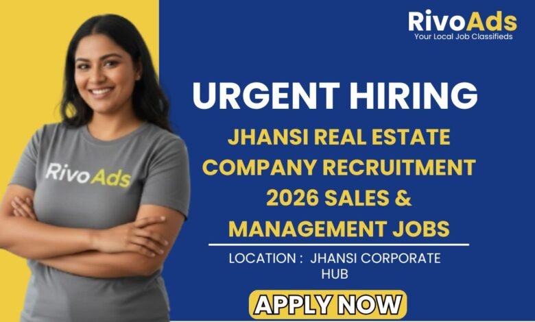 Jhansi Real Estate Company Recruitment 2026 Sales & Management Jobs