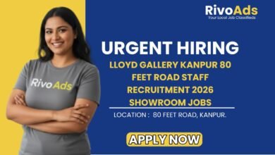 Lloyd Gallery Kanpur 80 Feet Road Staff Recruitment 2026 Showroom Jobs