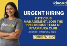 Pitampura Club Delhi Recruitment 2026 F&B Manager Vacancy