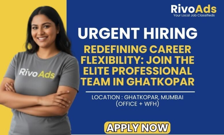 Ghatkopar Mumbai Multi-Role Recruitment 2026 WFH Vacancy