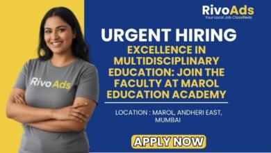 Marol Education Academy Recruitment 2026 Andheri East Vacancy