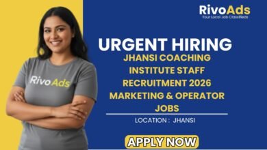 Jhansi Coaching Institute Staff Recruitment 2026 Marketing & Operator Jobs