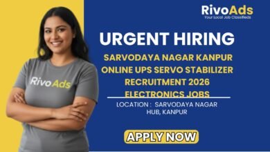 Sarvodaya Nagar Kanpur Online UPS Servo Stabilizer Recruitment 2026 Electronics Jobs