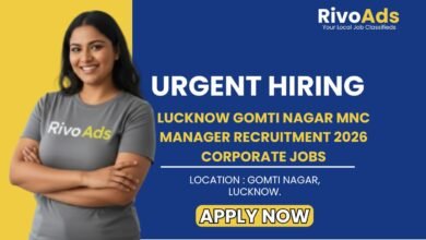 Lucknow Gomti Nagar MNC Manager Recruitment 2026 Corporate Jobs