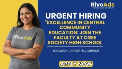 CGEE Society High School Antop Hill Recruitment 2026 Secondary Teacher Vacancy