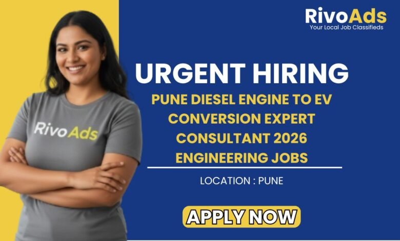 Pune Diesel Engine to EV Conversion Expert Consultant 2026 Engineering Jobs