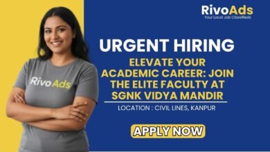 SGNK Vidya Mandir Kanpur Recruitment 2026 Faculty Vacancy