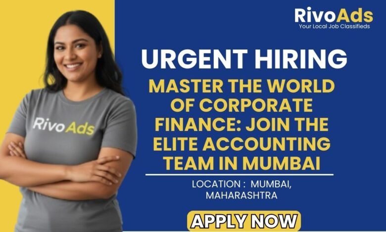 Cotton Green Mumbai Accounting Recruitment 2026 Finance Vacancy