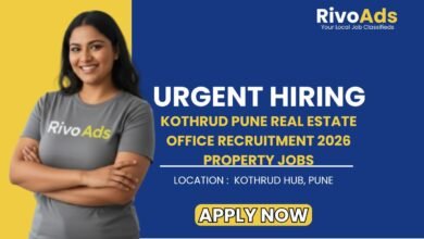 Kothrud Pune Real Estate Office Recruitment 2026 Property Jobs