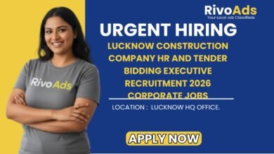 Lucknow Construction Company HR and Tender Bidding Executive Recruitment 2026 Corporate Jobs