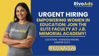 JB Memorial Academy Yashoda Nagar Jobs 2026 Teaching Vacancy