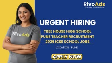 Tree House High School Pune Teacher Recruitment 2026 ICSE School Jobs