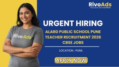 Alard Public School Pune Teacher Recruitment 2026 CBSE Jobs