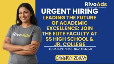 SS High School and Jr College Seawood Recruitment 2026 Faculty Vacancy