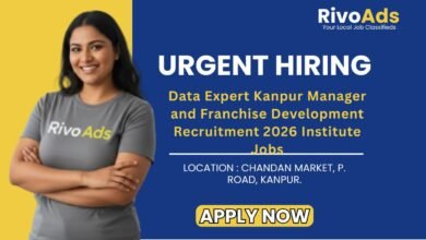 Data Expert Kanpur Manager and Franchise Development Recruitment 2026 Institute Jobs