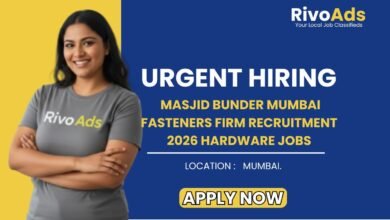 Masjid Bunder Mumbai Fasteners Firm Recruitment 2026 Hardware Jobs