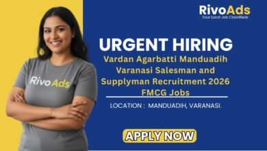 Vardan Agarbatti Manduadih Varanasi Salesman and Supplyman Recruitment 2026 FMCG Jobs