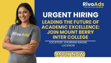 Mount Berry Inter College Lucknow Jobs 2026 Principal Vacancy