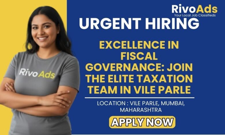 Vile Parle Mumbai CA Firm Recruitment 2026 Audit Vacancy