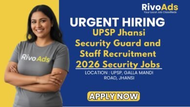 UPSP Jhansi Security Guard and Staff Recruitment 2026 Security Jobs