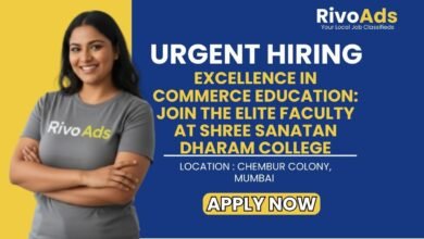 SDC Commerce Mumbai Assistant Professor Recruitment 2026 Accountancy Management