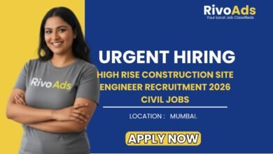 High Rise Construction Site Engineer Recruitment 2026 Civil Jobs