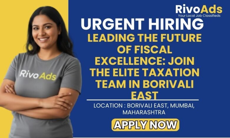 Borivali East Mumbai CA Firm Recruitment 2026 Audit Vacancy