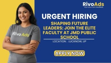 JMD Public School Gomti Nagar Recruitment 2026 Teaching Vacancy