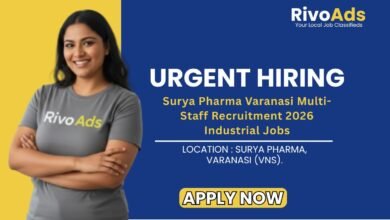Surya Pharma Varanasi Multi-Staff Recruitment 2026 Industrial Jobs