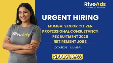 Mumbai Senior Citizen Professional Consultancy Recruitment 2026 Retirement Jobs