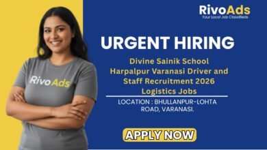 Divine Sainik School Harpalpur Varanasi Driver and Staff Recruitment 2026 Logistics Jobs