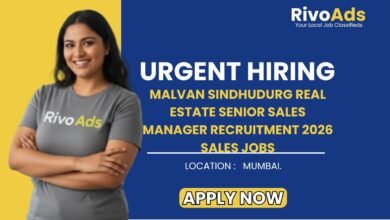 Malvan Sindhudurg Real Estate Senior Sales Manager Recruitment 2026 Sales Jobs