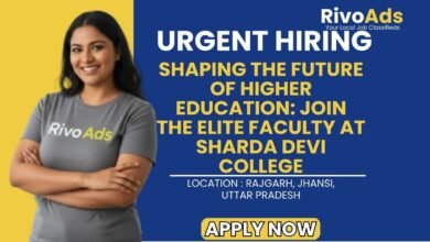 Sharda Devi College Jhansi Lecturer Recruitment 2026 Faculty Vacancy