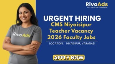 CMS Niyaisipur Teacher Vacancy 2026 Faculty Jobs