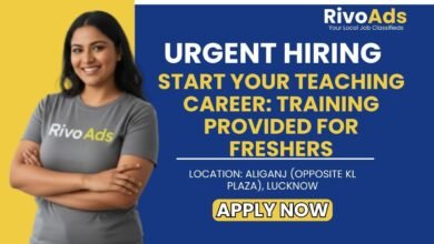 Text: Versatile Scholars Aliganj Lucknow Jobs 2026 Teacher Vacancy
