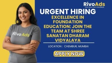 Shree Sanatan Dharam Vidyalaya Mumbai Recruitment 2026 Primary Teacher Vacancy