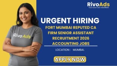 Fort Mumbai Reputed CA Firm Senior Assistant Recruitment 2026 Accounting Jobs