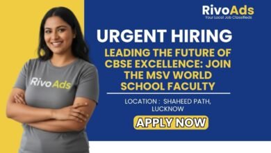 MSV World School Lucknow Recruitment 2026 Vice Principal Vacancy