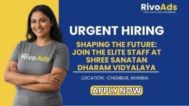 Shree Sanatan Dharam Vidyalaya Mumbai Recruitment 2026 Pre-Primary Teacher Vacancy