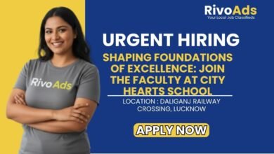 City Hearts School Lucknow Recruitment 2026 Female Teacher Vacancy