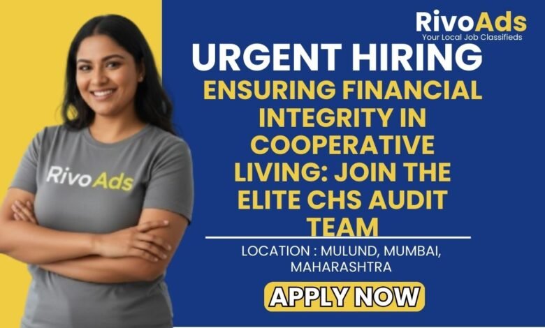Mulund CHS Accounts Assistant Recruitment 2026 Society Vacancy