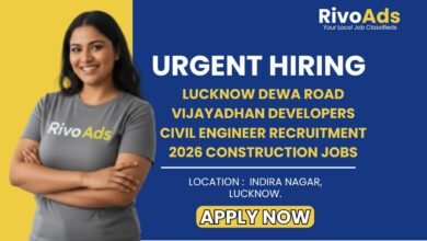 Lucknow Dewa Road Vijayadhan Developers Civil Engineer Recruitment 2026 Construction Jobs
