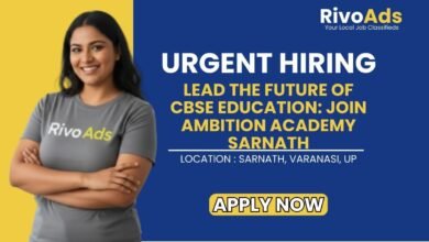 Ambition Academy Sarnath Varanasi Recruitment 2026 Faculty Vacancy