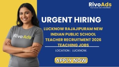 Lucknow Rajajipuram New Indian Public School Teacher Recruitment 2026 Teaching Jobs