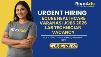 Ecure Healthcare Varanasi Jobs 2026 Lab Technician Vacancy