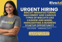 Biscuit Making Machinery Varanasi Food Processing Business Cashew Marie Crackjack