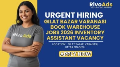Gilat Bazar Varanasi Book Warehouse Jobs 2026 Inventory Assistant Vacancy