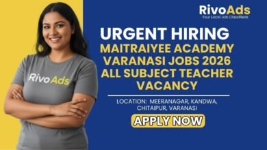 Maitraiyee Academy Varanasi Jobs 2026 All Subject Teacher Vacancy